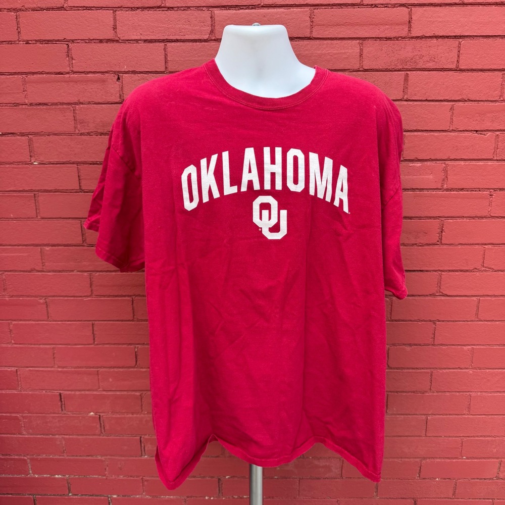 Elite Fan‎ Oklahoma Sooners Shirt Mens XXL Red OU NCAA Collegiate Cotton Tee